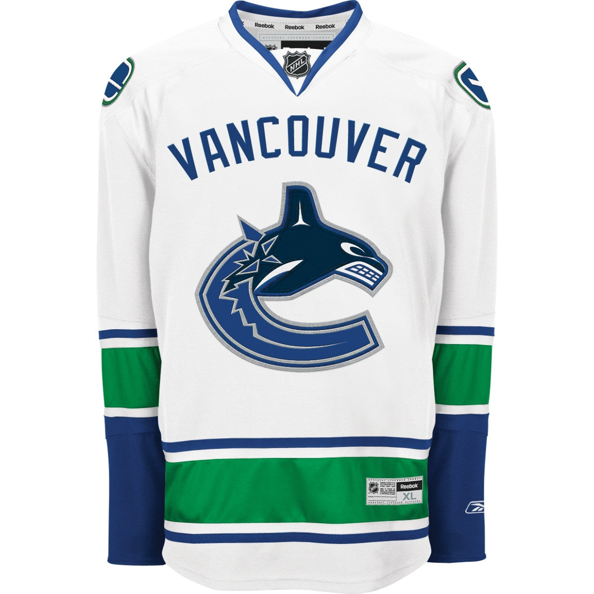 Ice Hockey - Reebok Vancouver Canucks Premier Away Jersey White