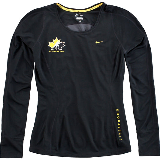 Ice Hockey - Team Canada Livestrong Women's Long Sleeve Racer Top